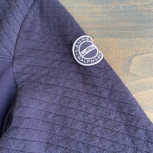 LRL Ralph Lauren Active Jacket Blue Yellow Full Zip Track - Womens XL (V6) - Picture 4 of 7